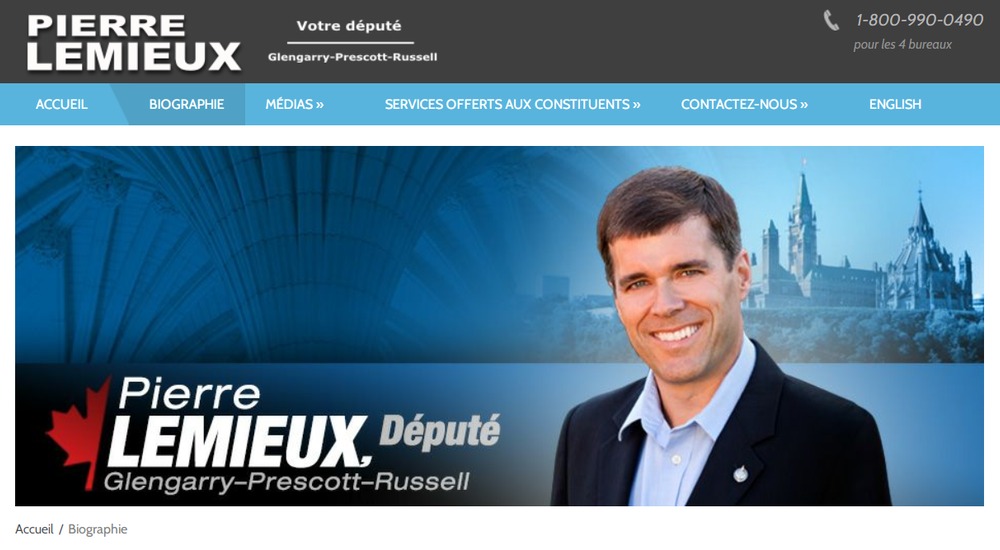 Pierre Lemieux, Former MP